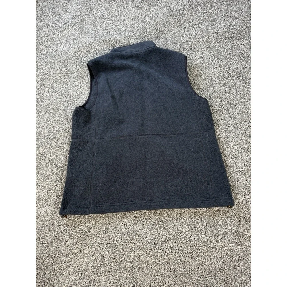 L.L.Bean Mountain Classic Fleece Vest Men's Size Large Gray Full Zip Outdoor